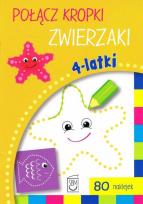 Okładka książki Połącz kropki Zwierzaki 4- latki