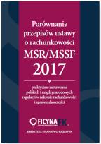 Okładka książki Porównanie przepisów ustawy o rachunkowości i MSR/MSSF 2017