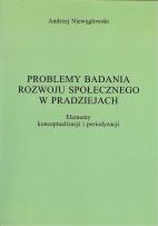 Okładka książki Problemy badania rozwoju społecznego w pradziejach