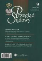 Opakowanie Przegląd Sądowy 9/2013