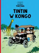 Okładka książki Przygody Tintina. T.2 Tintin w Kongo