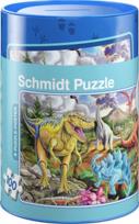 Opakowanie Puzzle 100 Skarbonka Dinozaury