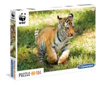 Opakowanie Puzzle 104 WWF Tygrys