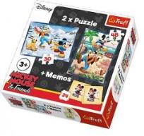Opakowanie Puzzle 2w1+ memos - Frajda z przyjaciółmi TREFL