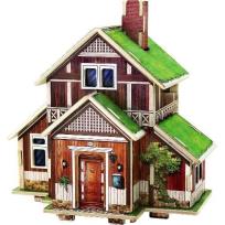 Okładka książki Puzzle drewniane 3D Rezydencja