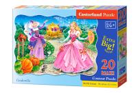 Opakowanie Puzzle  Maxi Konturowe Cinderella 20