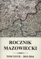 Opakowanie Rocznik mazowiecki Tom XXVII 2015-2016