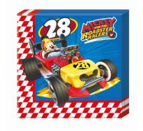 Opakowanie Serwetki 'Mickey Roadster Racers' 33x33 cm, 20 sztuk