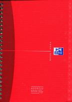 Opakowanie Skorowidz teleadresowy A5 72 kartek Oxford Essentia