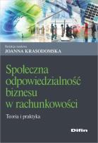 Okładka książki Społeczna odpowiedzialność biznesu w rachunkowości