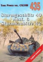 Okładka książki Sturmgeschutz 40 Ausf. G Sturmhaubitze 42.Tank 435
