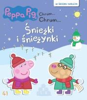 Okładka książki Świnka Peppa Chrum Chrum 41 Śnieżki i śnieżynki