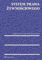 Okładka książki System prawa żywnościowego