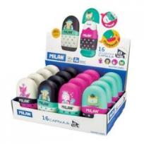 Opakowanie Temperówko-Gumka Capsule Anchor Club 2(16szt)MILAN