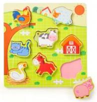 Opakowanie Układanka drewniana Farma