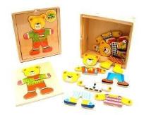 Opakowanie Układanka drewniana Miś