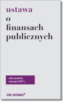 Okładka książki Ustawa o finansach publicznych