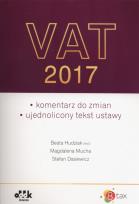 Okładka książki Vat 2017 komentarz do zmian Ujednolicony tekst ustawy