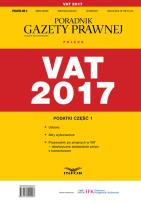 Opakowanie VAT 2017 Podatki Część 1