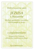 Okładka książki Wielkie kosmiczne nauki Jezusa z Nazaretu z wyjaś.