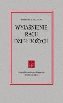 Okładka książki Wyjaśnienie racji dzieł Bożych