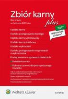 Okładka książki Zbiór karny 2017 PLUS