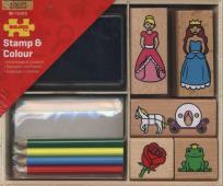 Opakowanie Zestaw z pieczątką do kolorowania - Wróżki