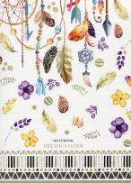 Opakowanie Zeszyt A5 w kratkę 48 stron wytłaczany mix