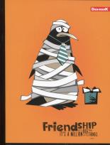 Opakowanie Zeszyt A5 w kratkę 80 kartek Cartoon mix