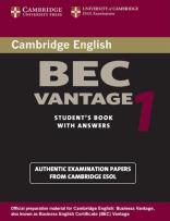 Opakowanie Cambridge BEC Vantage 1 Student's Book with answers