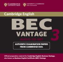 Opakowanie Cambridge BEC Vantage 3 Audio CD Set