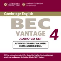 Opakowanie Cambridge BEC Vantage 4 Audio CDs