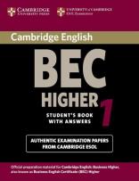 Opakowanie Cambridge English BEC Higher 1 Student's Book with answers