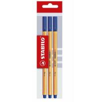 Opakowanie Cienkopis Stabilo Point 88 Niebieski 3 sztuki