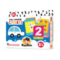 Okładka książki CzuCzu Pisz i zmazuj Cyferki 3+