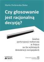 Okładka książki Czy głosowanie jest racjonalną decyzją?