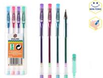 Okładka książki Długopisy żelowe błyszczące op. 4szt.