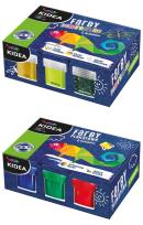 Opakowanie Farby plakatowe + dekoracyjne Kidea 2x6 kolorów