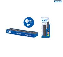 Opakowanie Grafity do ołówka mechanicznego MILAN HB, 0,7 mm, 12 sztuk
