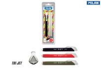 Opakowanie Gumka mechaniczna trójkątna MILAN TRI JET + 2 gumki