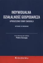Okładka książki Indywidualna działalność gospodarcza
