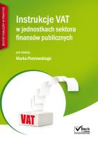 Okładka książki Instrukcje VAT w jednostkach sektora finansów publicznych