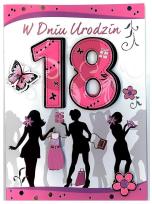 Opakowanie Karnet 18-stka naklejany 3D nr 006 + koperta