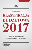 Okładka książki Klasyfikacja Budżetowa 2017