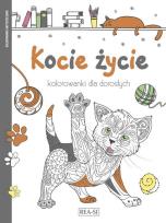 Okładka książki Kolorowanki dla dorosłych Kocie życie