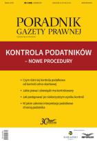 Opakowanie Kontrola podatników-nowe proceduty