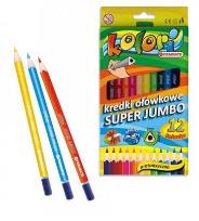 Opakowanie Kredki Premium Kolori Jumbo12 kolorów PENMATE