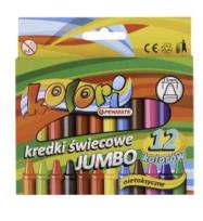 Opakowanie Kredki świecowe Jumbo Penmate 12 kolorów Kolori TT7490