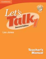 Okładka książki Let's Talk Level 1 Teacher's Manual + CD