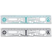 Opakowanie Linijka Geonotes wielofunkcyjna 30cm MAPED